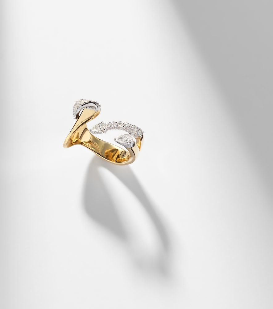 Bague Golden Strada en or 18 ct et diamants - Yeprem - Modalova
