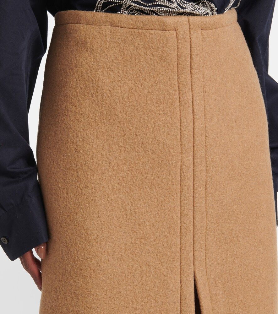 Dries Van Noten Jupe midi en laine - Dries Van Noten - Modalova