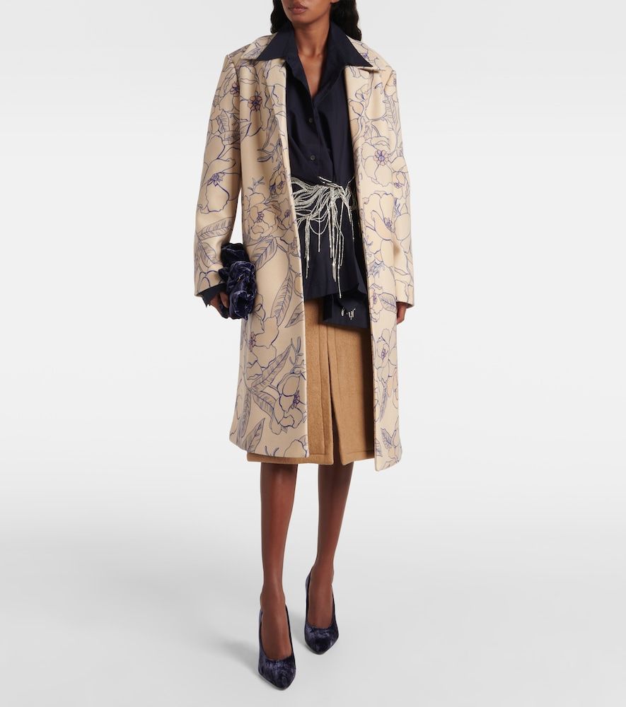 Dries Van Noten Jupe midi en laine - Dries Van Noten - Modalova