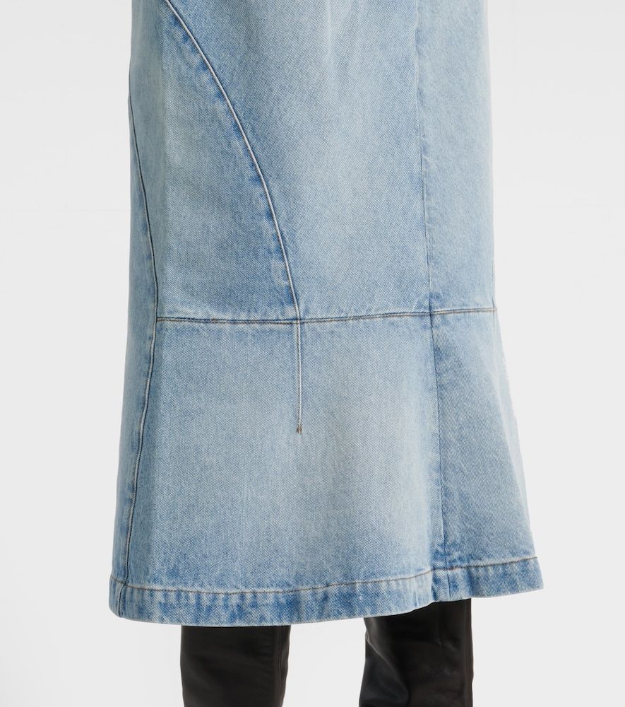 Dries Van Noten Jupe midi en denim - Dries Van Noten - Modalova