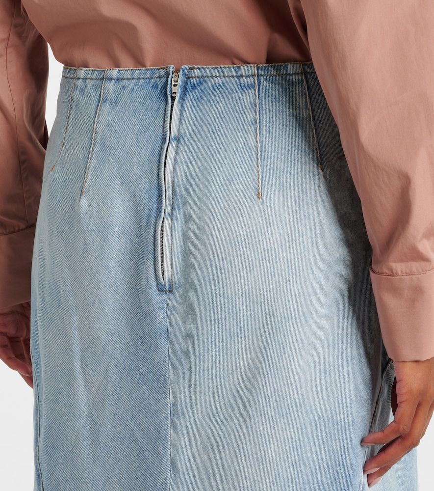 Dries Van Noten Jupe midi en denim - Dries Van Noten - Modalova
