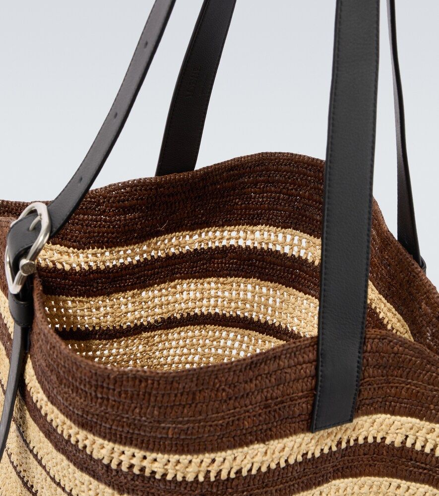Sac seau Paula's Ibiza Loop en raphia - Loewe - Modalova