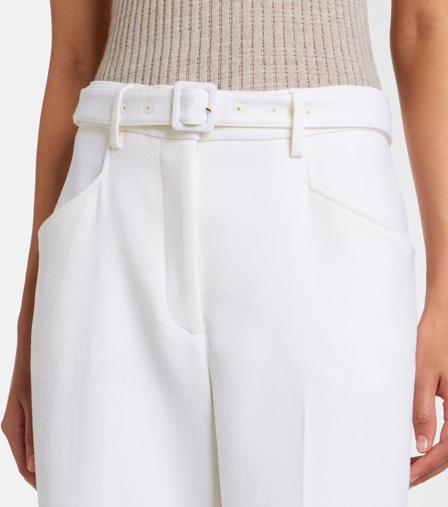 Pantalon ample Norman en laine vierge à ceinture - Gabriela Hearst - Modalova