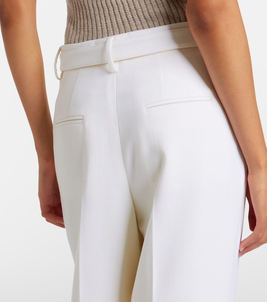 Pantalon ample Norman en laine vierge à ceinture - Gabriela Hearst - Modalova