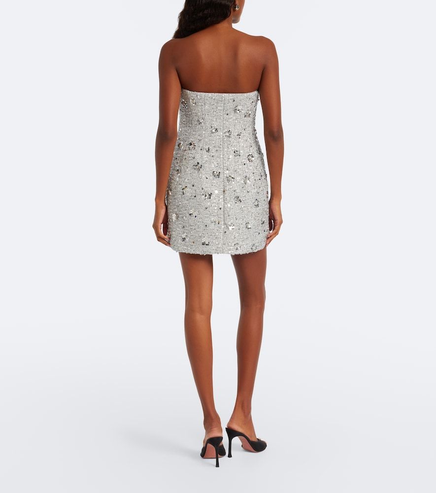 Robe bustier Kit en tweed à sequins - Simkhai - Modalova