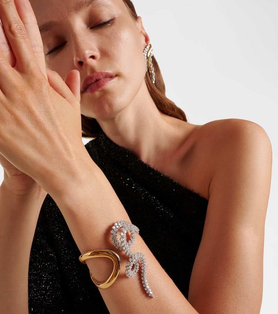 Bracelet Golden Strada en or jaune et blanc 18 ct et diamants - Yeprem - Modalova