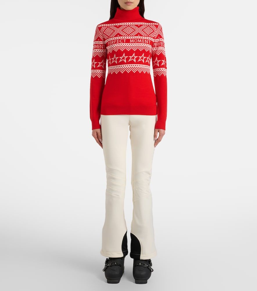 Pull Holiday intarsia en laine - Perfect Moment - Modalova