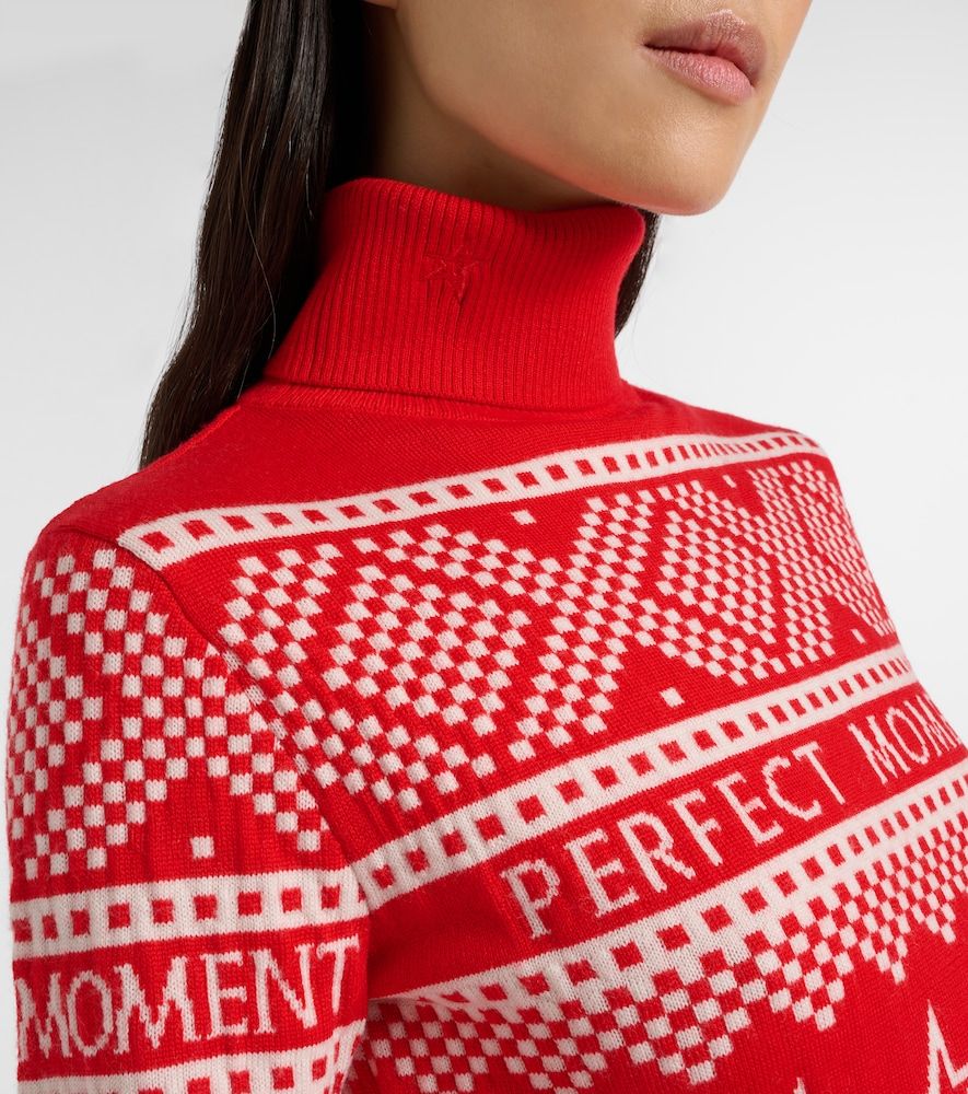 Pull Holiday intarsia en laine - Perfect Moment - Modalova