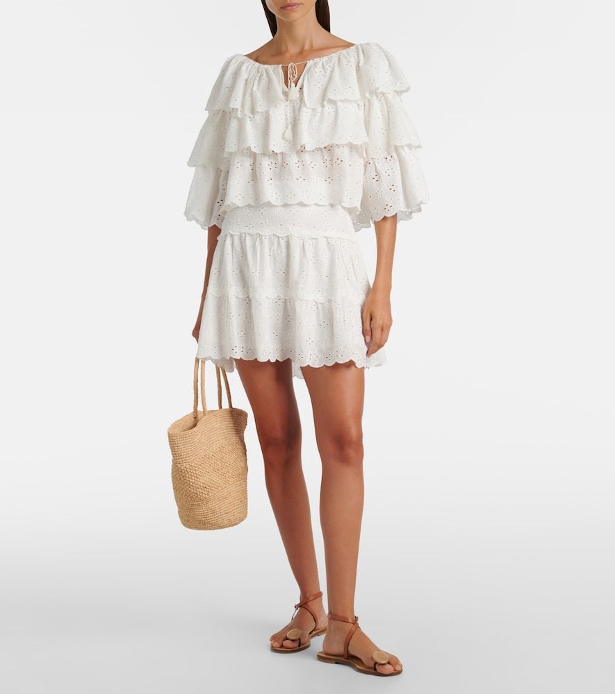 Rixo Mini-jupe Cassandra en coton - Rixo - Modalova