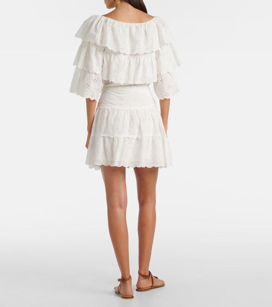 Rixo Mini-jupe Cassandra en coton - Rixo - Modalova