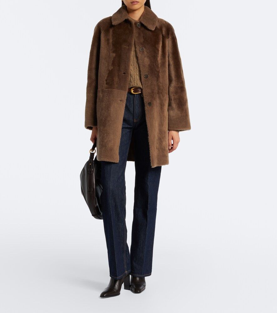 Manteau en shearling - Ralph Lauren Collection - Modalova