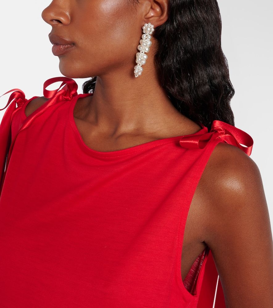 Boucles d'oreilles Drip à perles fantaisies - Simone Rocha - Modalova