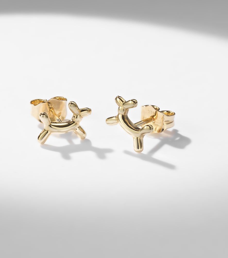 Boucles d’oreilles Balloon Dog en or 14 ct - Sydney Evan - Modalova