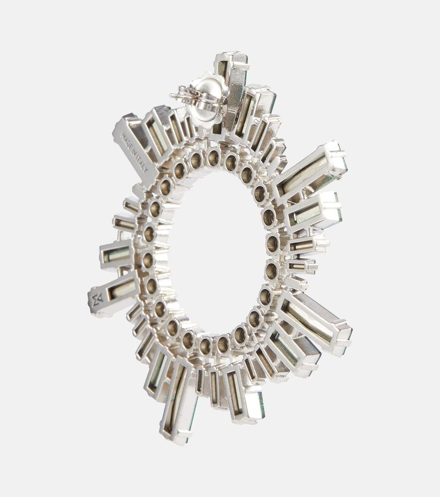 Boucles d’oreilles Begum à cristaux - Amina Muaddi - Modalova