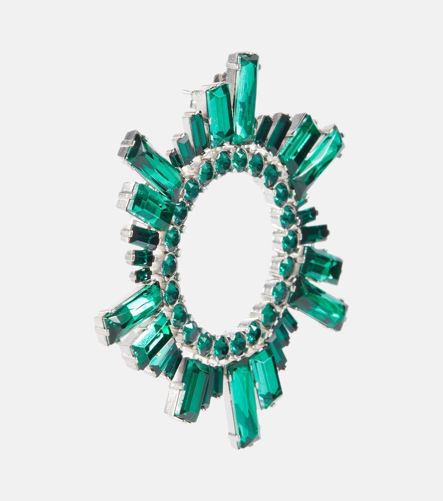 Boucles d’oreilles Begum à cristaux - Amina Muaddi - Modalova