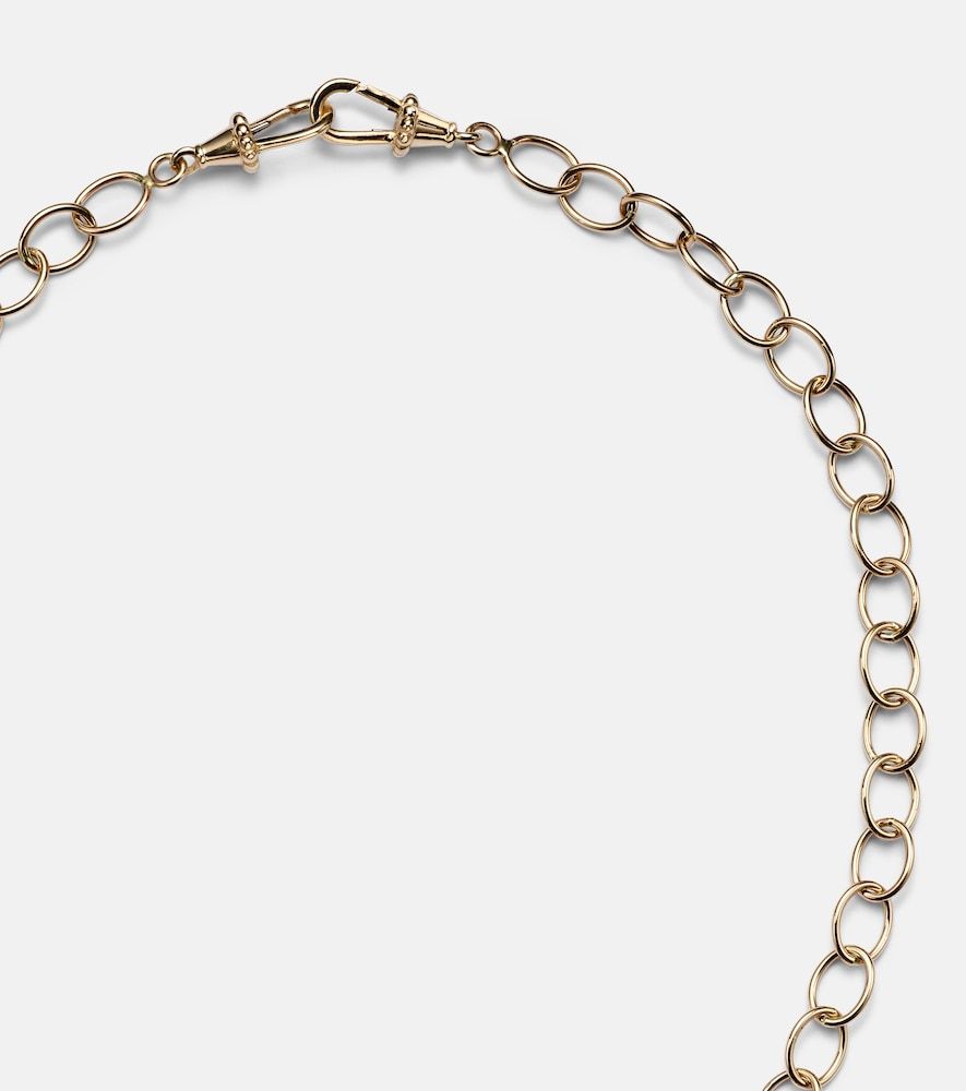 Collier Heart en or 18 ct, 14 ct et diamant - Marie Lichtenberg - Modalova