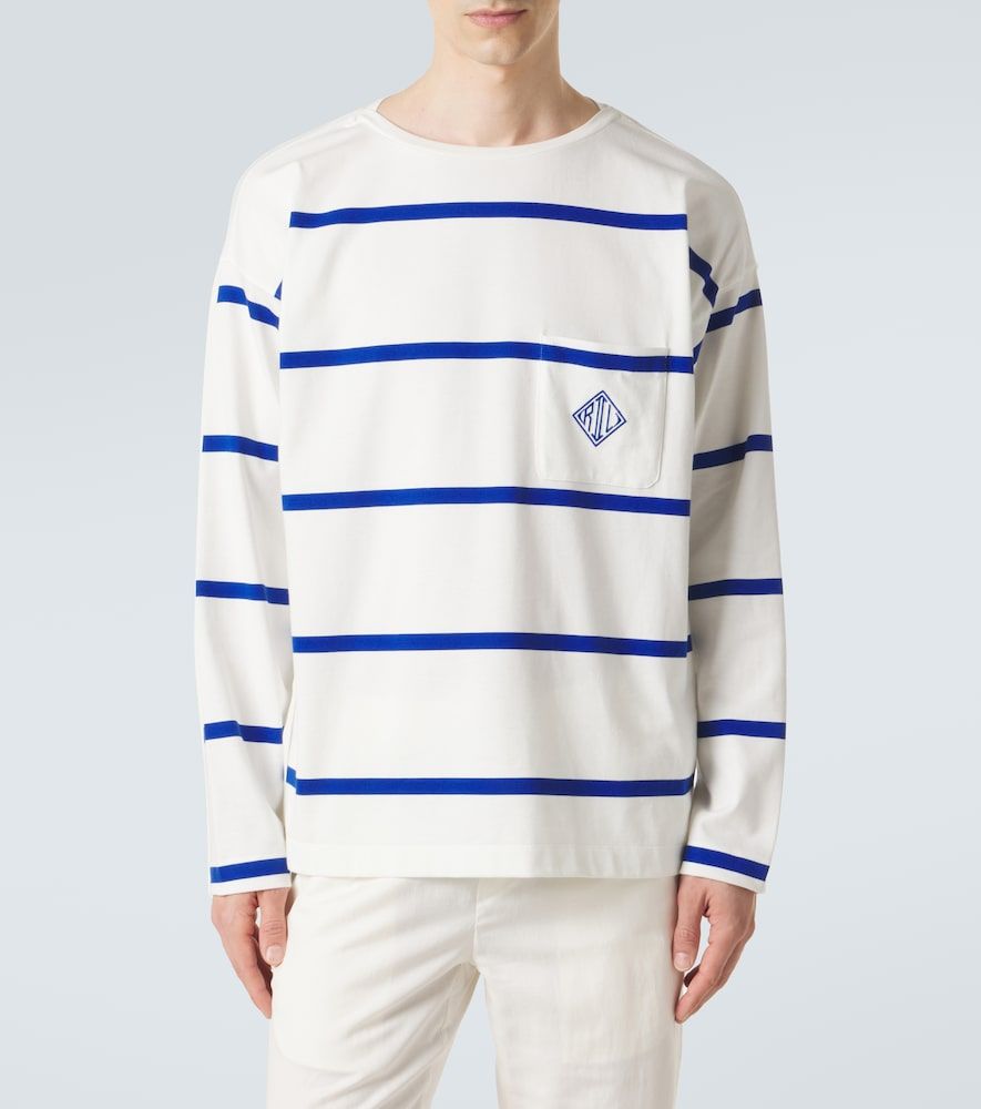 T-shirt en coton à rayures - Ralph Lauren Purple Label - Modalova