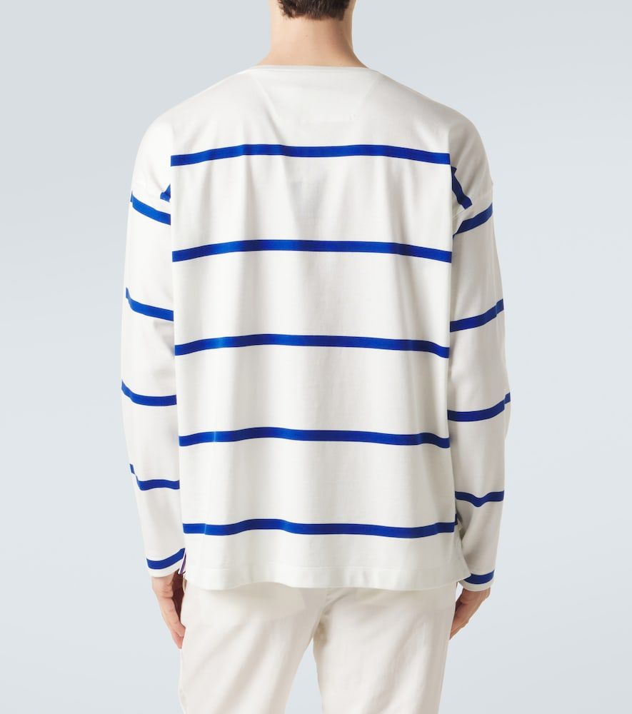 T-shirt en coton à rayures - Ralph Lauren Purple Label - Modalova