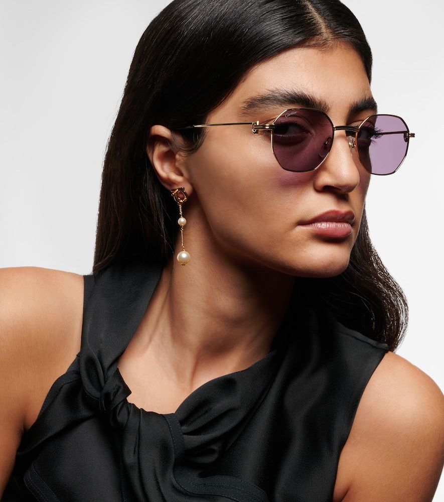 Lunettes de soleil rondes Première - Cartier Eyewear Collection - Modalova