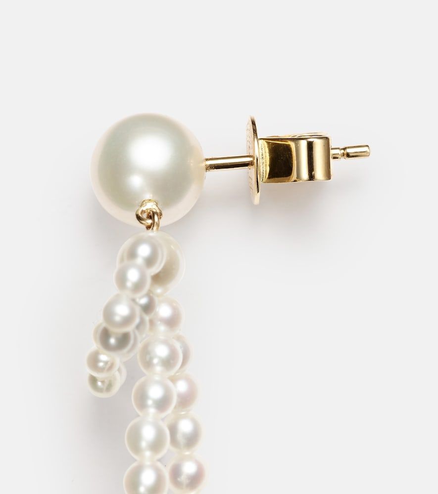 Boucles d'oreilles Rosette de Perles en or 14 ct et perles d'eau douce - Sophie Bille Brahe - Modalova