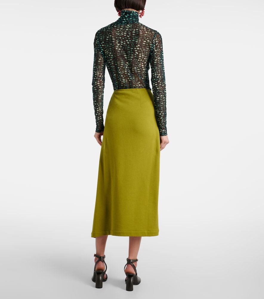 Dries Van Noten Jupe midi en coton - Dries Van Noten - Modalova
