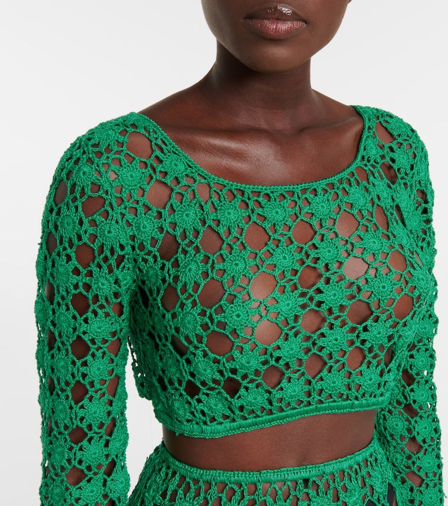 Top raccourci Bella en crochet - Anna Kosturova - Modalova