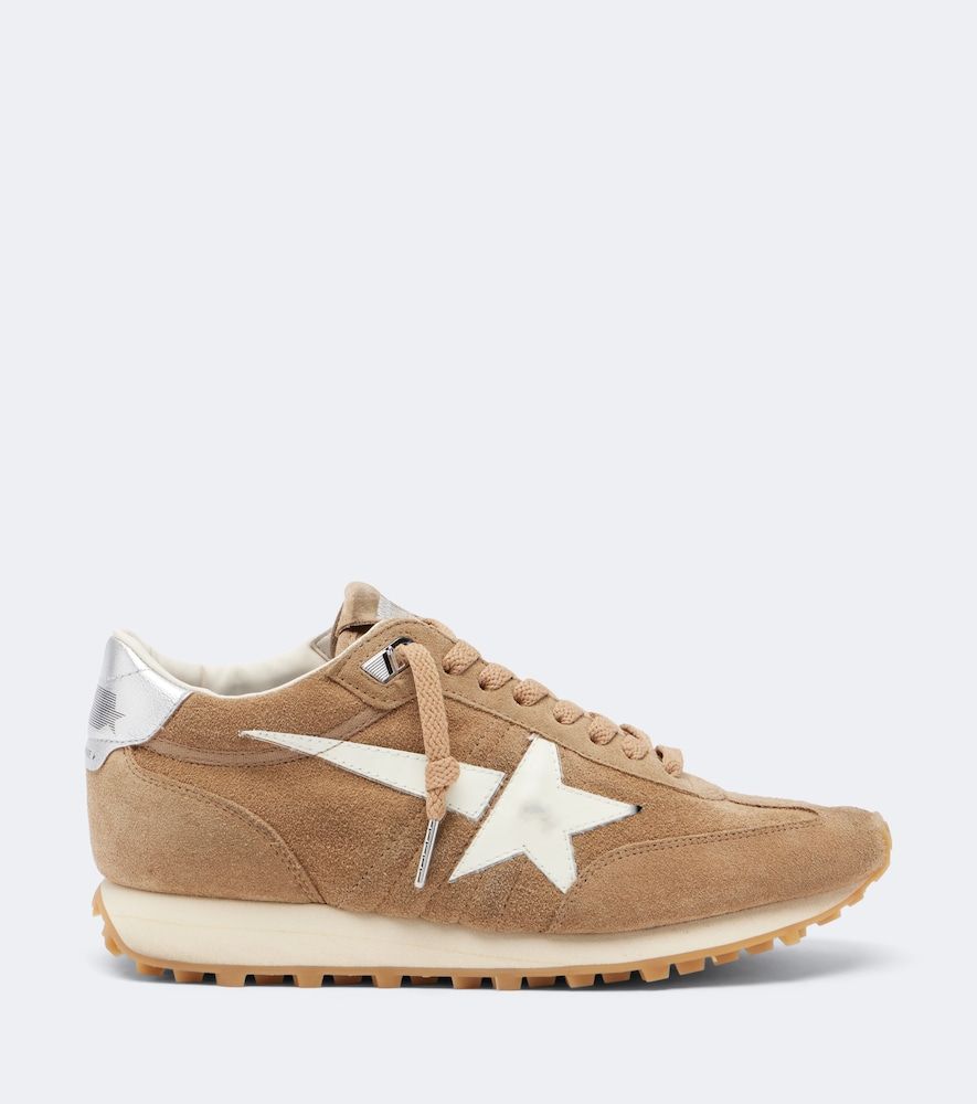 Baskets Running Marathon en daim - Golden Goose - Modalova