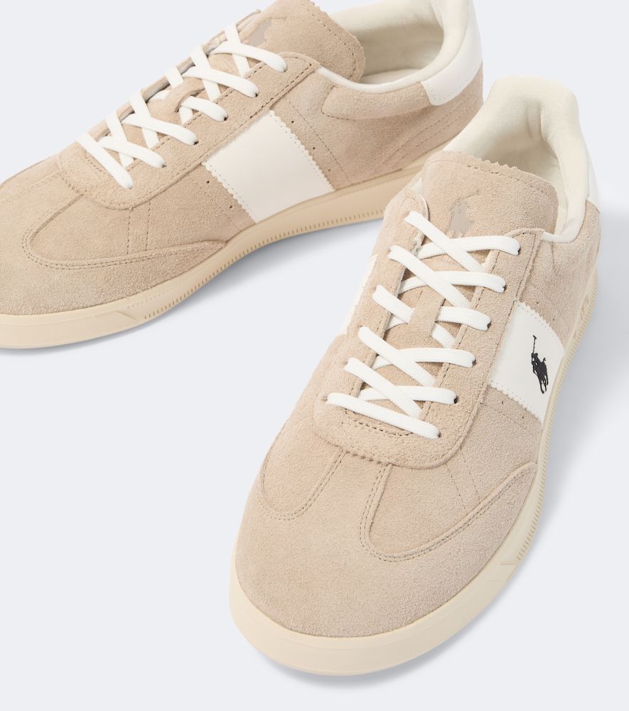 Baskets en daim et cuir - Polo Ralph Lauren - Modalova