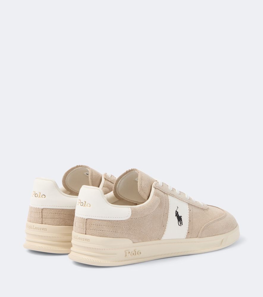 Baskets en daim et cuir - Polo Ralph Lauren - Modalova
