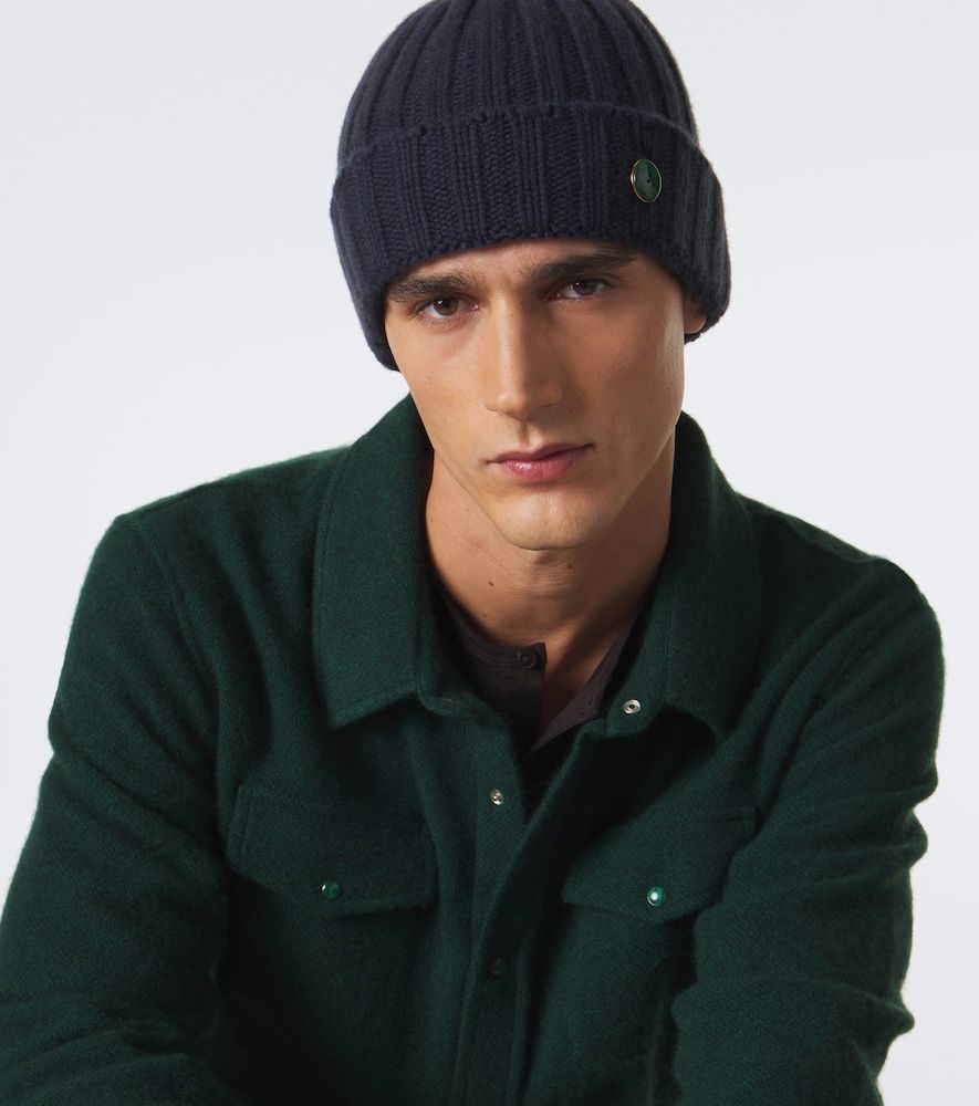 Bonnet en cachemire à malachite - God's True Cashmere - Modalova