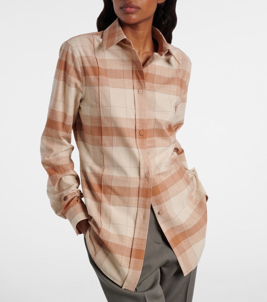 Chemise Scarlett en coton à carreaux - Calvin Klein Collection - Modalova