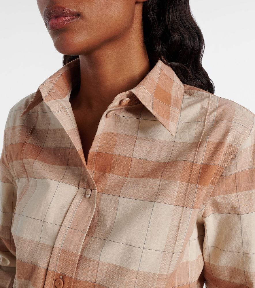 Chemise Scarlett en coton à carreaux - Calvin Klein Collection - Modalova