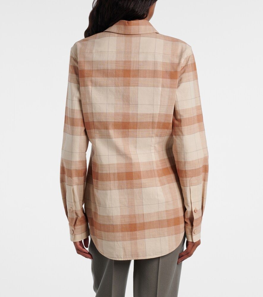 Chemise Scarlett en coton à carreaux - Calvin Klein Collection - Modalova