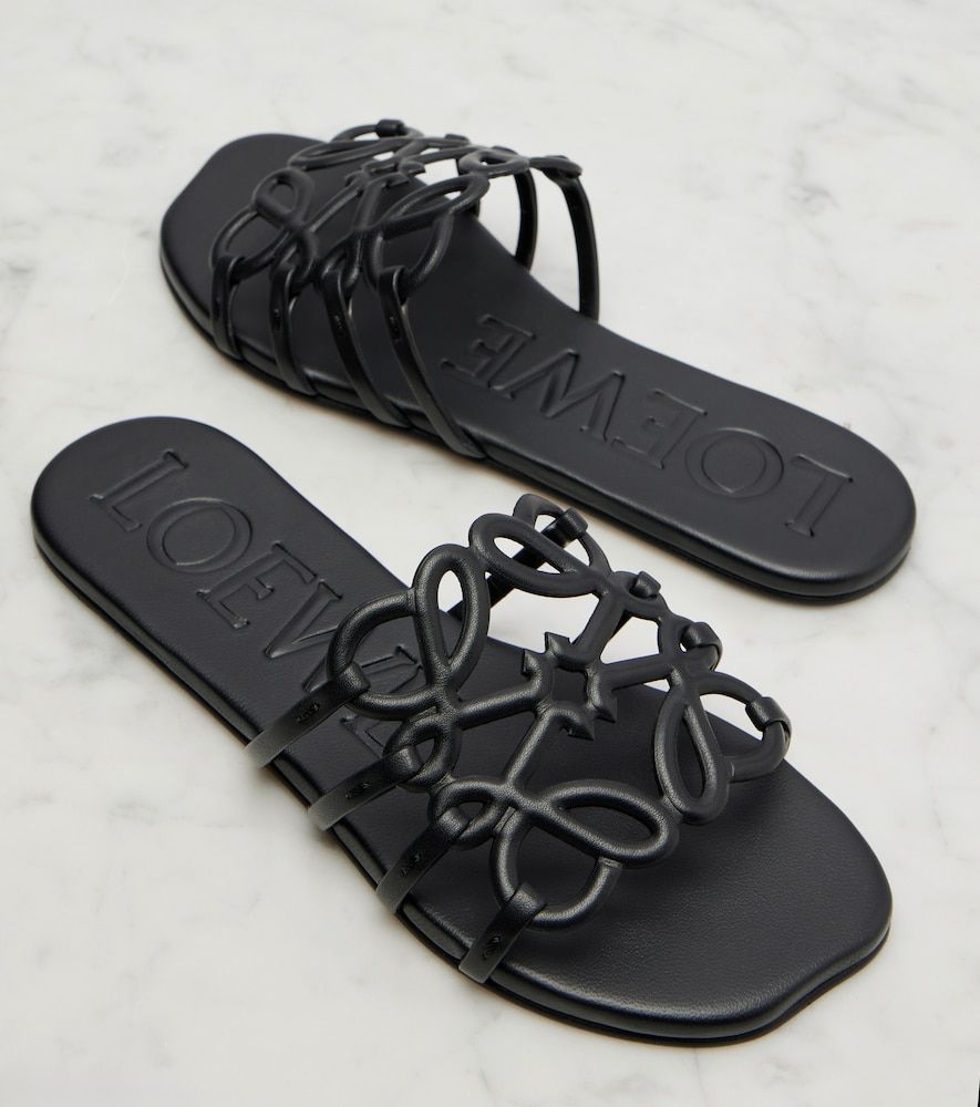 Mules Paula's Ibiza Petal Anagram en cuir - Loewe - Modalova