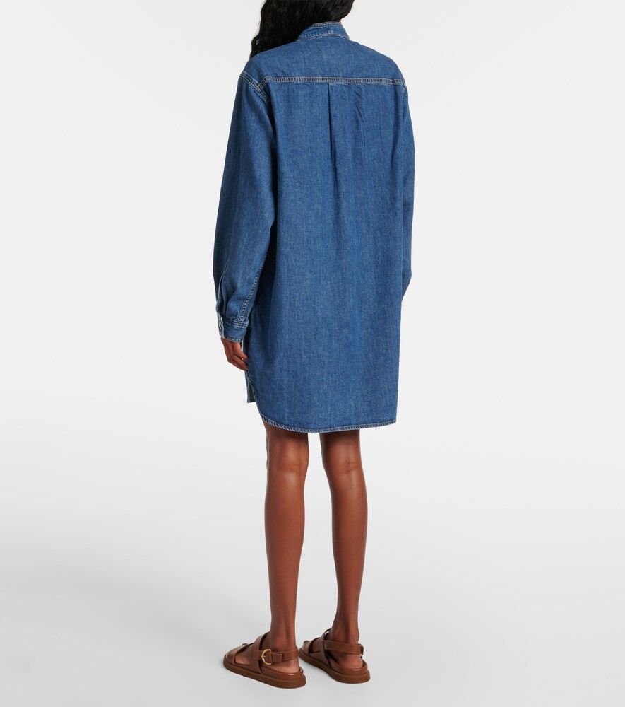 Robe chemise Double Pocket en denim - Frame - Modalova