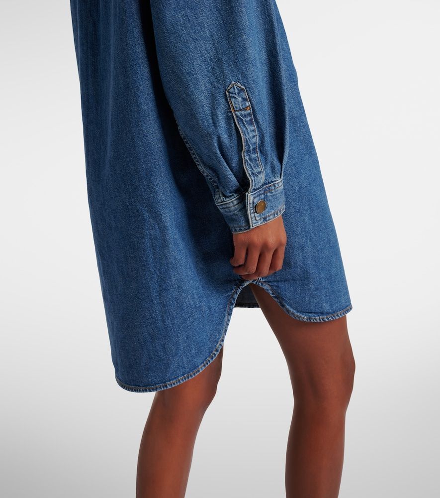 Robe chemise Double Pocket en denim - Frame - Modalova