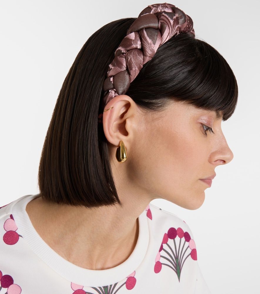 Serre-tête Rapunzel en jacquard - La DoubleJ - Modalova