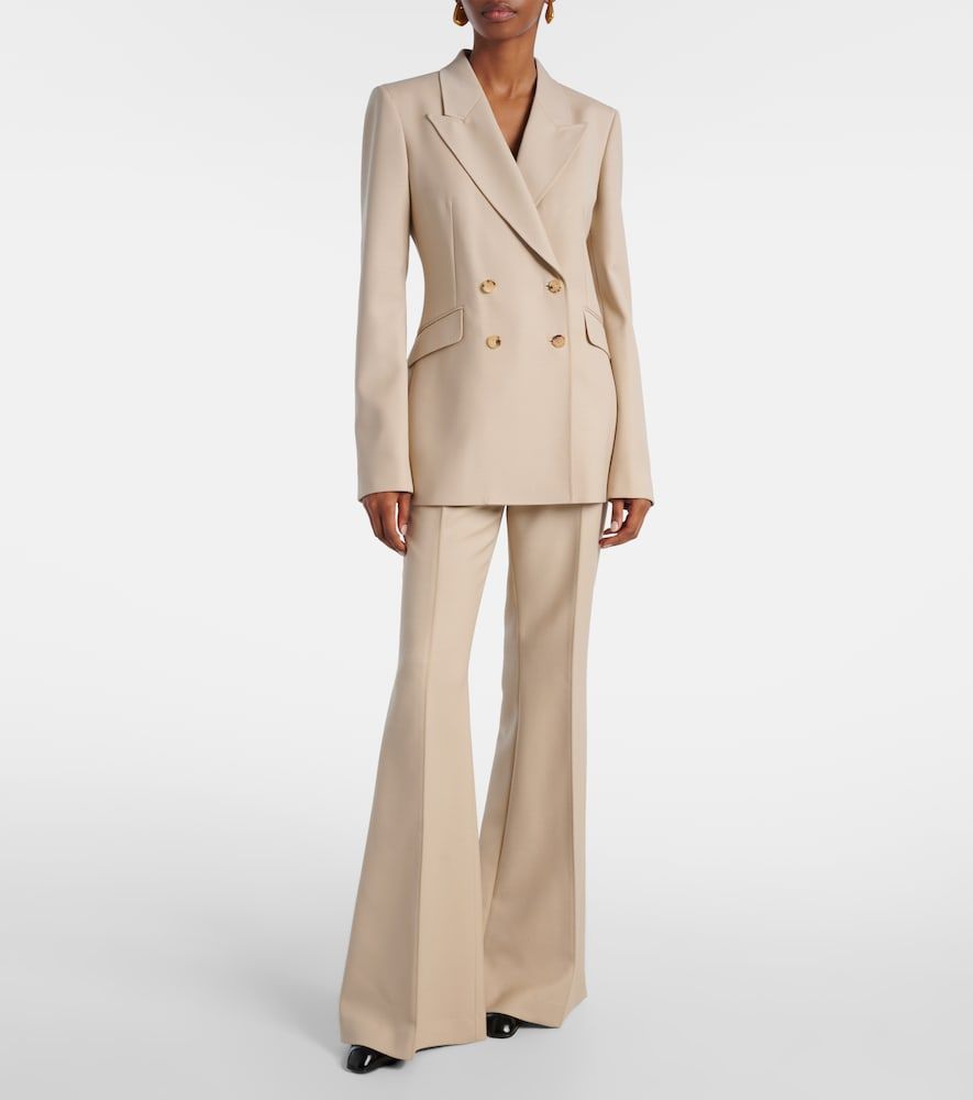 Pantalon flare Rhein à taille haute en laine - Gabriela Hearst - Modalova