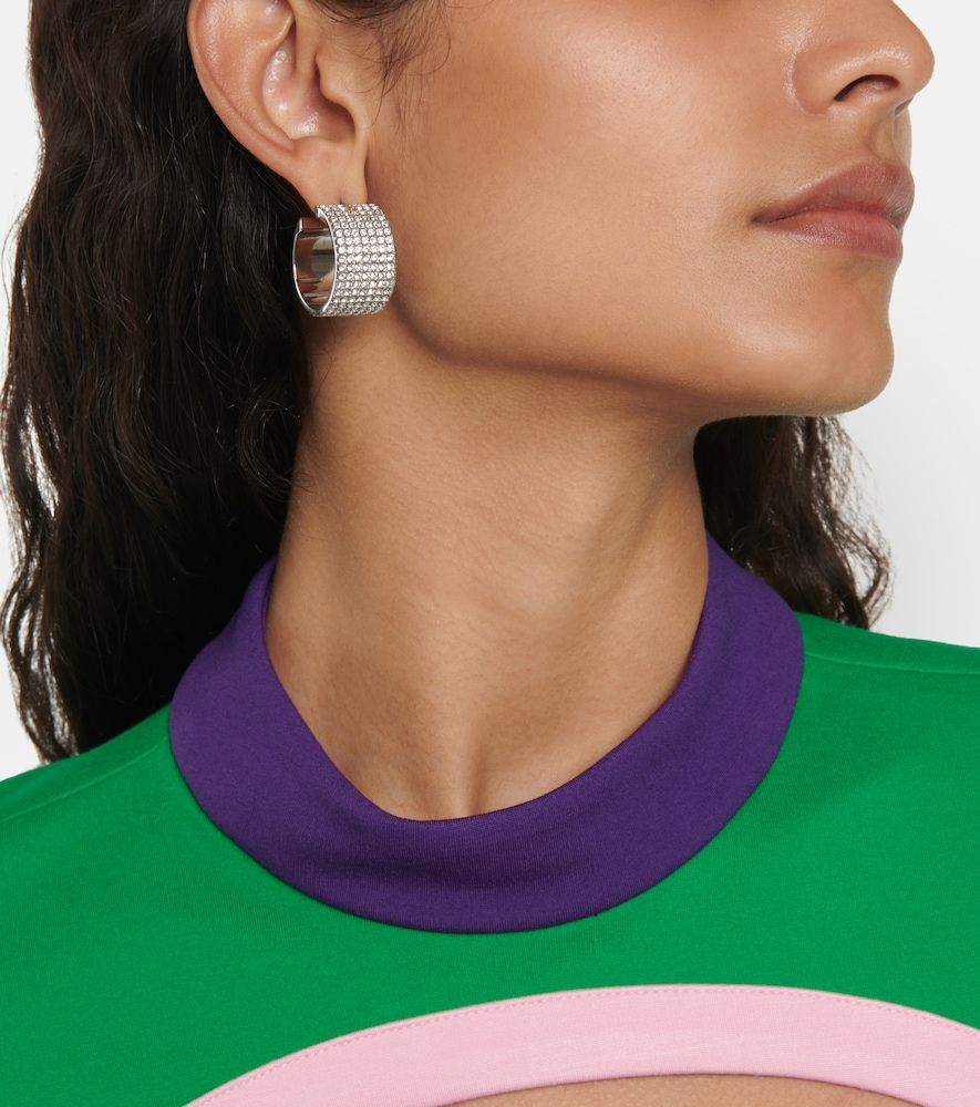 Boucles d’oreilles Rih Small à ornements - Amina Muaddi - Modalova