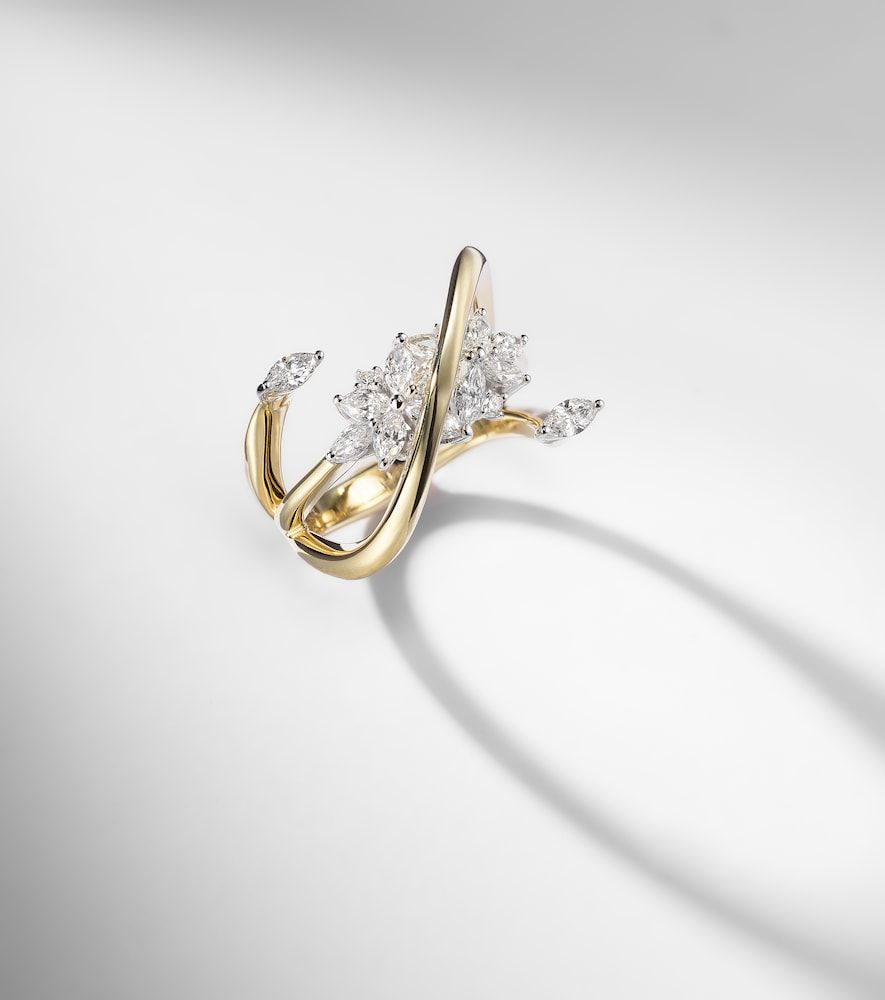 Bague Golden Strada en or jaune 18 ct et diamants - Yeprem - Modalova