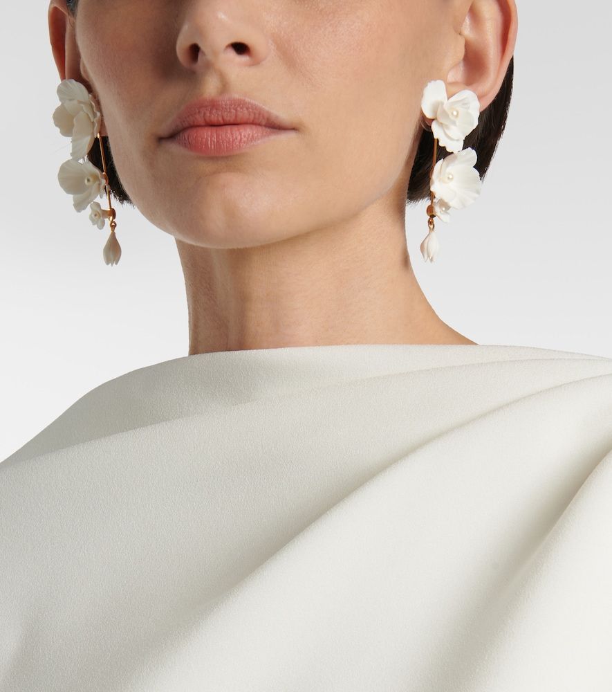 Boucles d’oreilles Mariam à fleurs - Jennifer Behr - Modalova