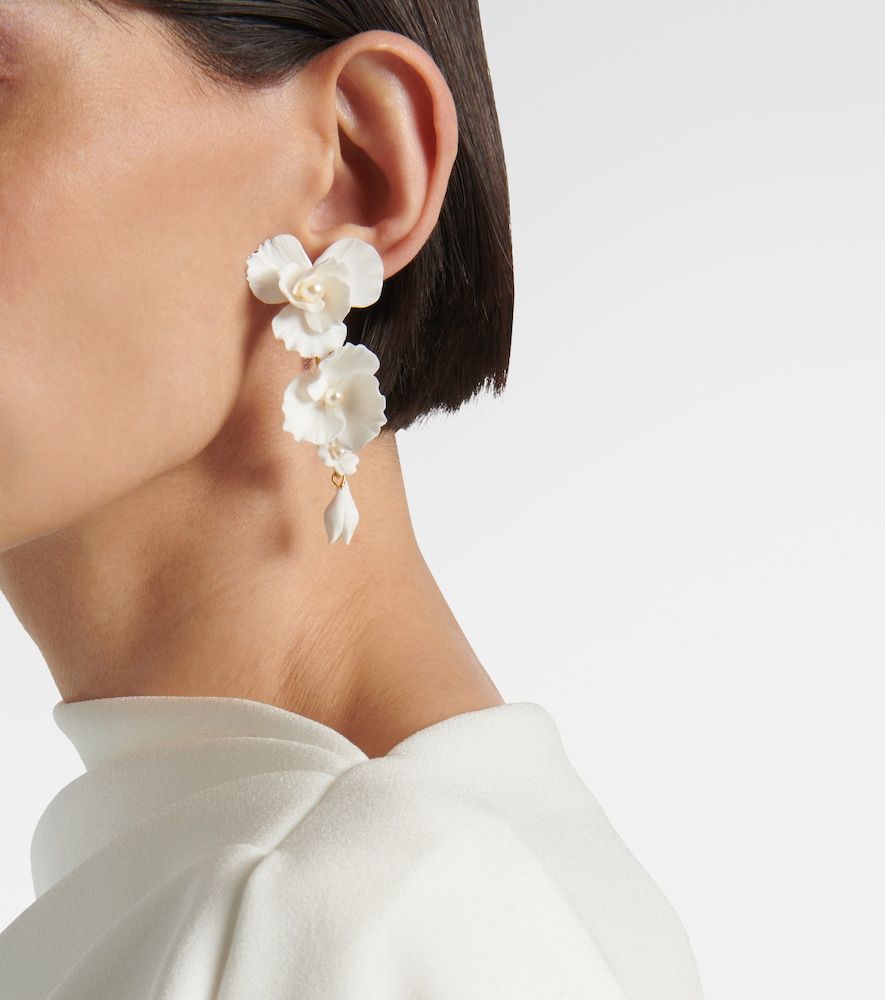 Boucles d’oreilles Mariam à fleurs - Jennifer Behr - Modalova