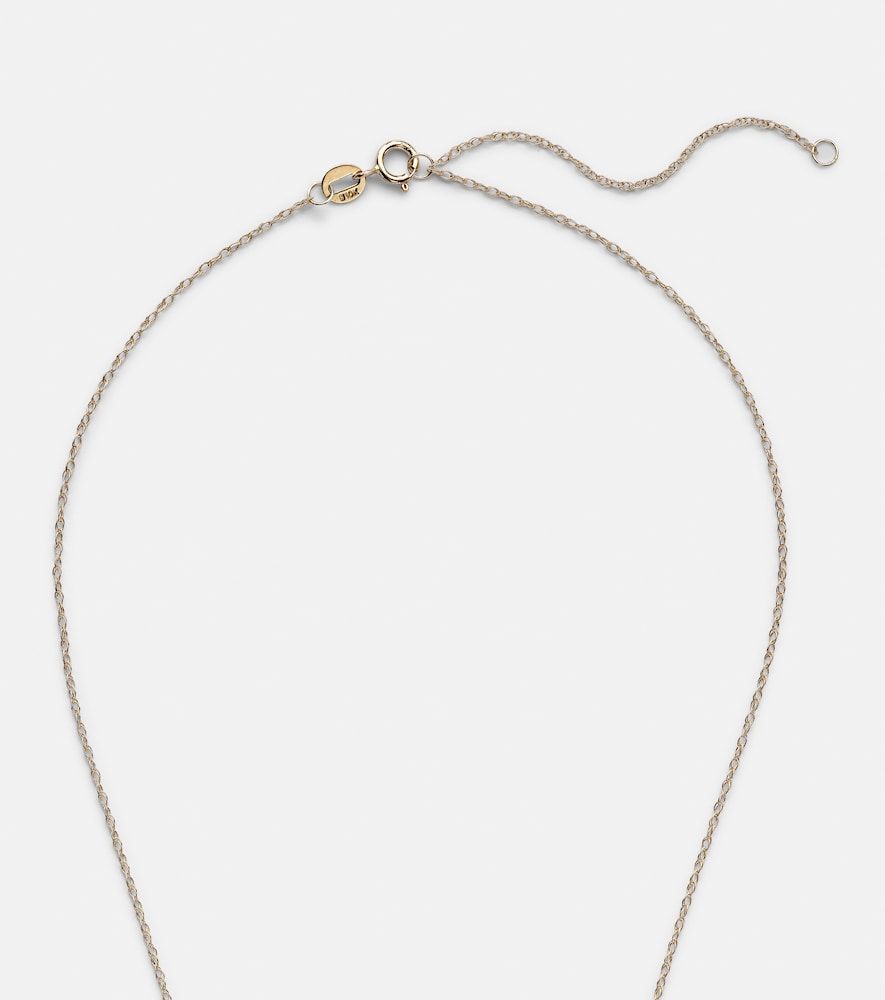 Collier Salt To My Pretzel en or 10 ct et diamants - Stone and Strand - Modalova