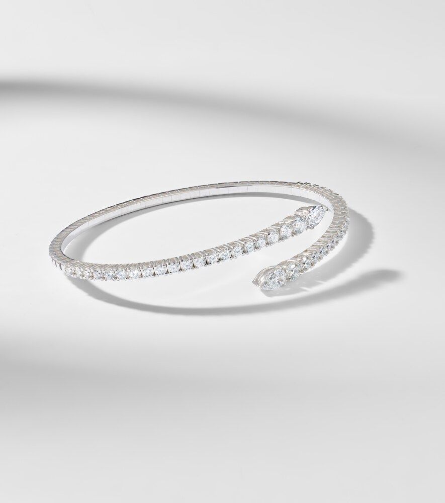 Bracelet Classics Twist en or blanc 18 ct et diamants - Bucherer Fine Jewellery - Modalova