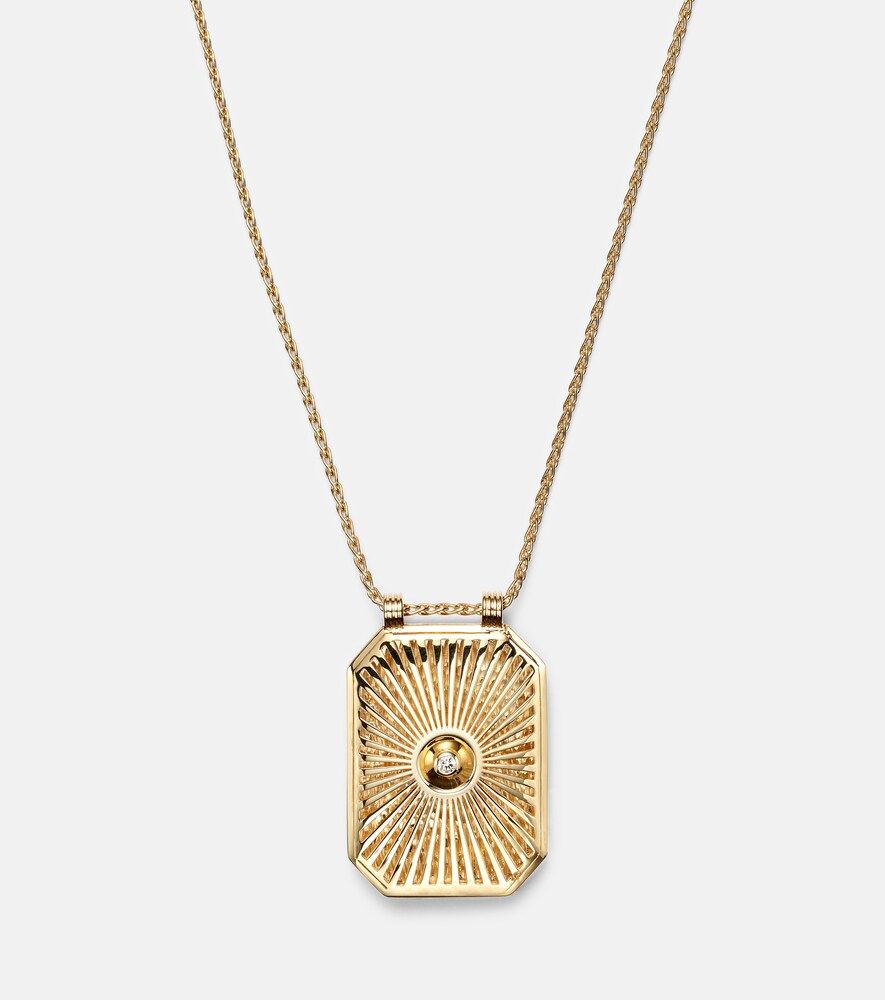 Collier Heart en or 18 ct et diamants - Marie Lichtenberg - Modalova