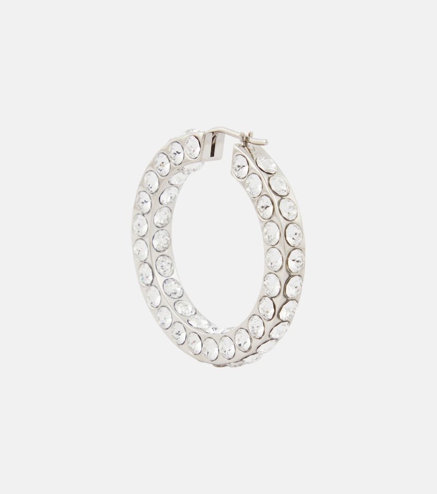 Boucles d’oreilles Jahleel à cristaux - Amina Muaddi - Modalova