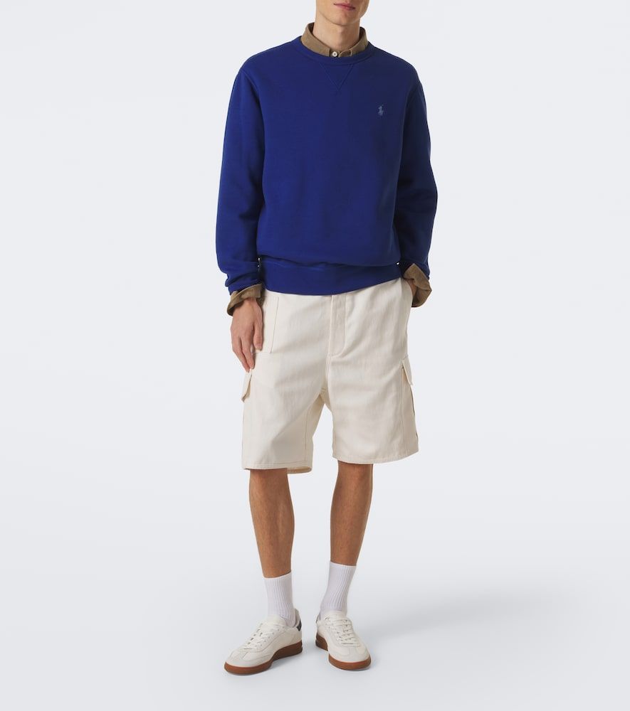 Baskets en cuir et daim - Polo Ralph Lauren - Modalova