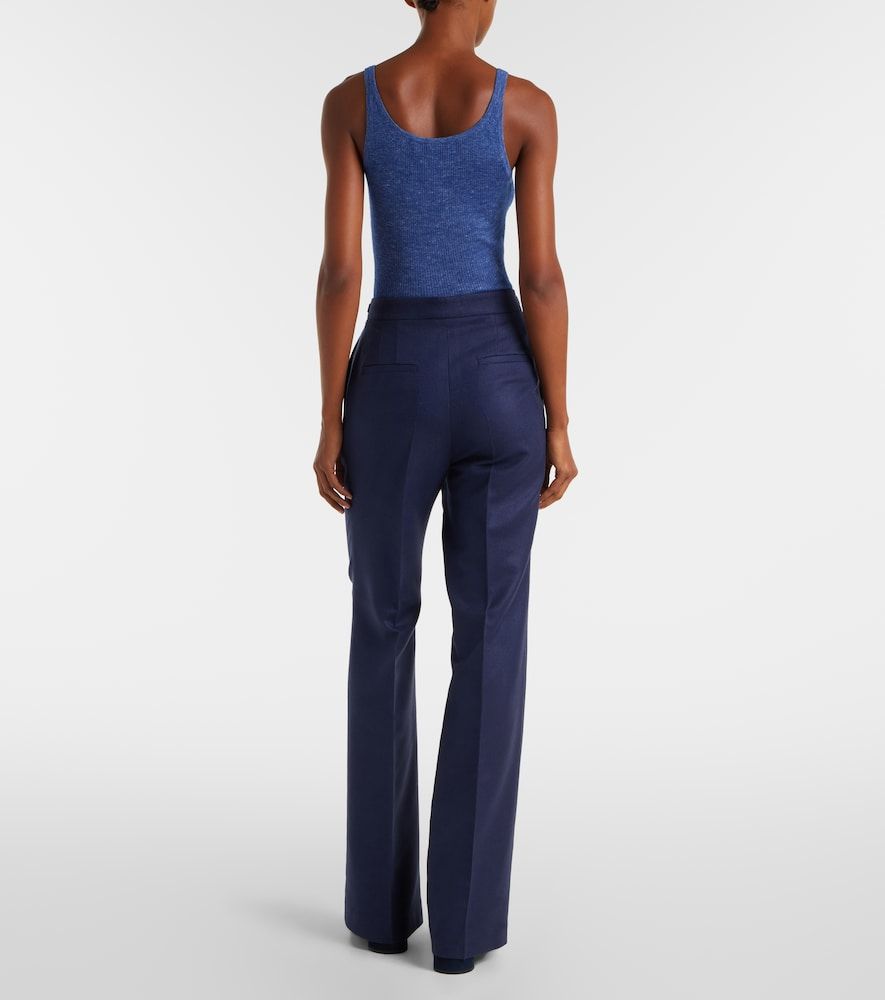 Pantalon flare Vesta en soie - Gabriela Hearst - Modalova
