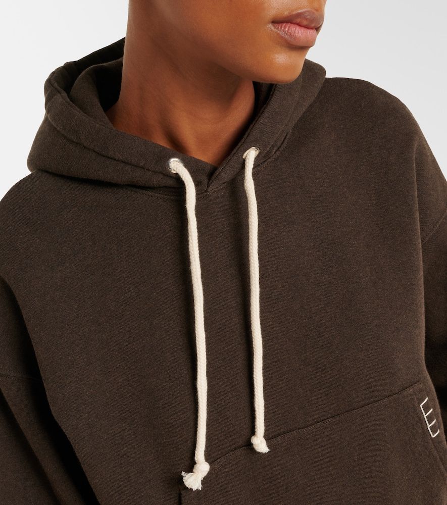 Sweat-shirt à capuche court en coton - JW Anderson - Modalova