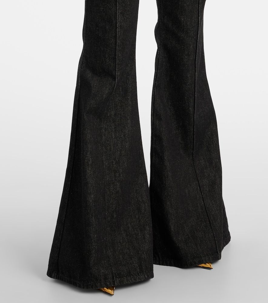 Jean flare à taille mi-haute - Self-Portrait - Modalova